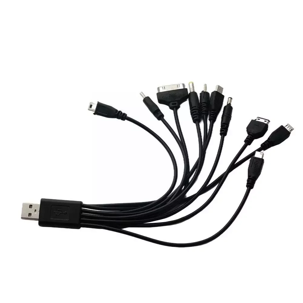 Universal Portable USB Data Cable For Cell Phone Fast Charging Mobile Phone Charger Cable, One Drag 10 USB Charging Cable P1E8
Universal Portable USB Data Cable For Cell Phone Fast Charging Mobile Phone Charger Cable, One Drag 10 USB Charging Cable P1E8