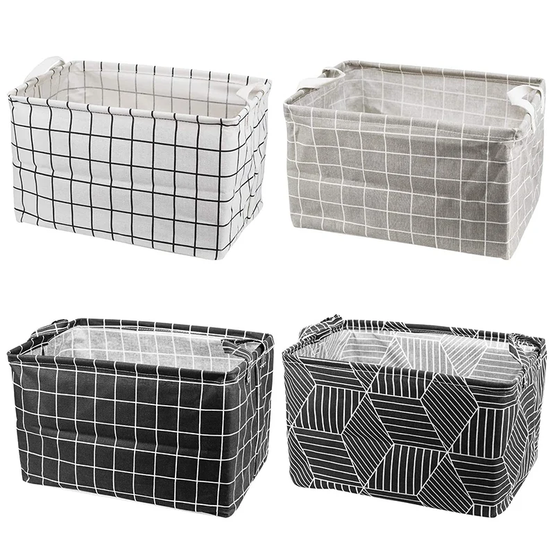 4 шт./упаковка, корзины для хранения игрушек, складные корзины из холщовой ткани, корзины для белья с ручками для игрушек, книг 
4 шт./упаковка, корзины для хранения игрушек, складные корзины из холщовой ткани, корзины для белья с ручками для игрушек, книг