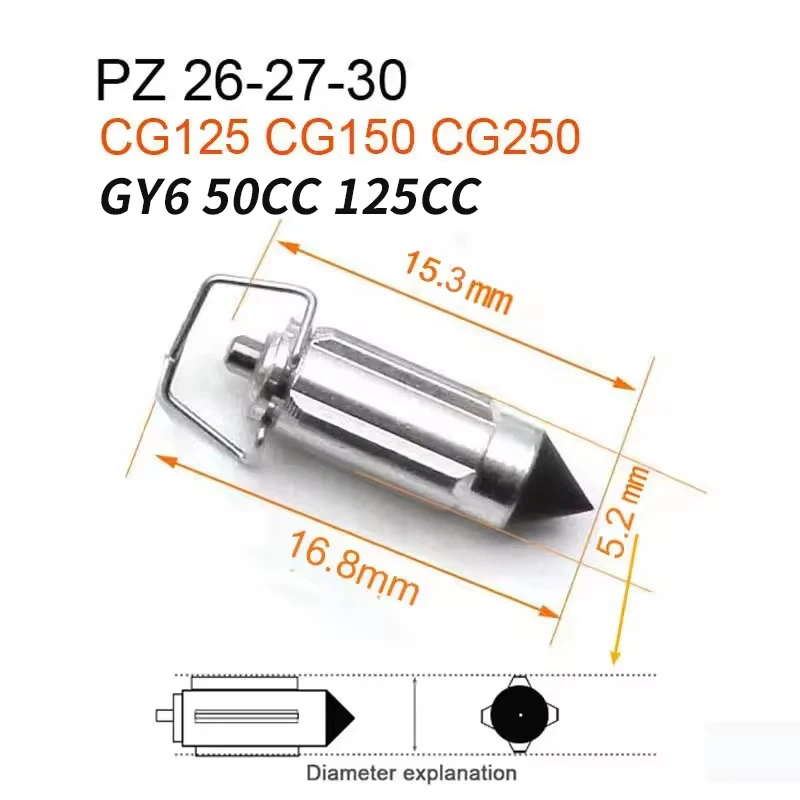 4 шт., иглы для клапанов карбюратора, запасная часть для PZ26 PZ27 PZ30 GY6 50CC 125CC CG125 Suzuki Honda Mikuni Keihin, детали карбюратора
4 шт., иглы для клапанов карбюратора, запасная часть для PZ26 PZ27 PZ30 GY6 50CC 125CC CG125 Suzuki Honda Mikuni Keihin, детали карбюратора