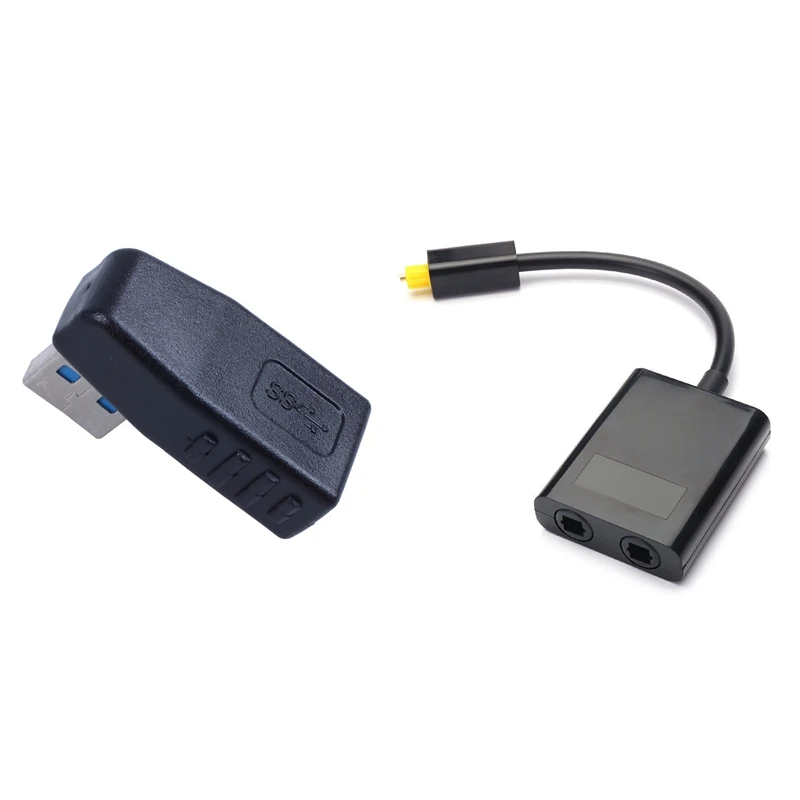 1 Pcs USB 3.0 A Male To Female M/F Plug Adapter Connector & 1 Pcs Digital Optical Fiber Audio Splitter Cable Adapter
1 Pcs USB 3.0 A Male To Female M/F Plug Adapter Connector & 1 Pcs Digital Optical Fiber Audio Splitter Cable Adapter