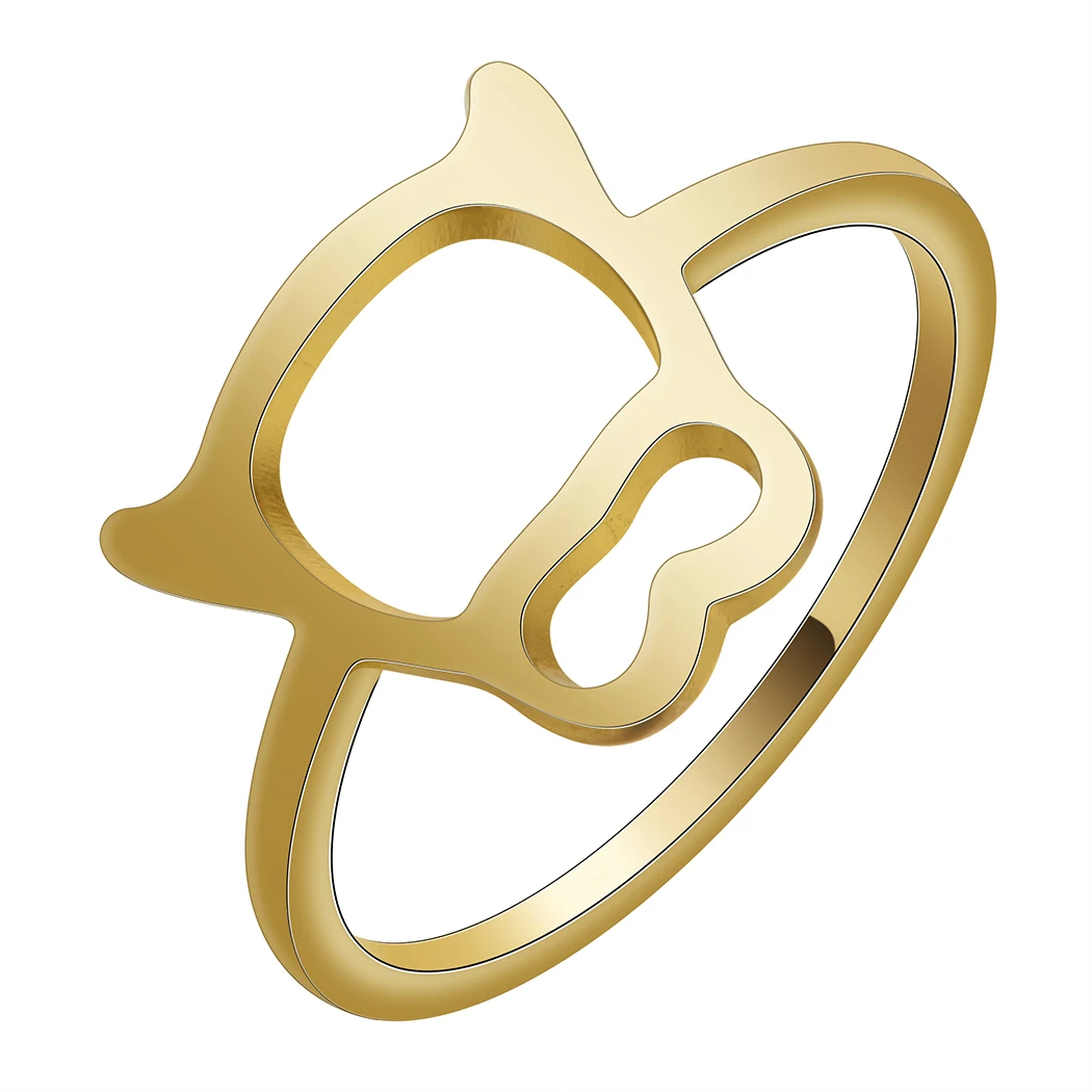 CHENGXUN Hollow Cow Patten Rings for Women Girls Stainless Steel Animal Ring Totem Amulet Protection Jewelry Friend Gift
CHENGXUN Hollow Cow Patten Rings for Women Girls Stainless Steel Animal Ring Totem Amulet Protection Jewelry Friend Gift
