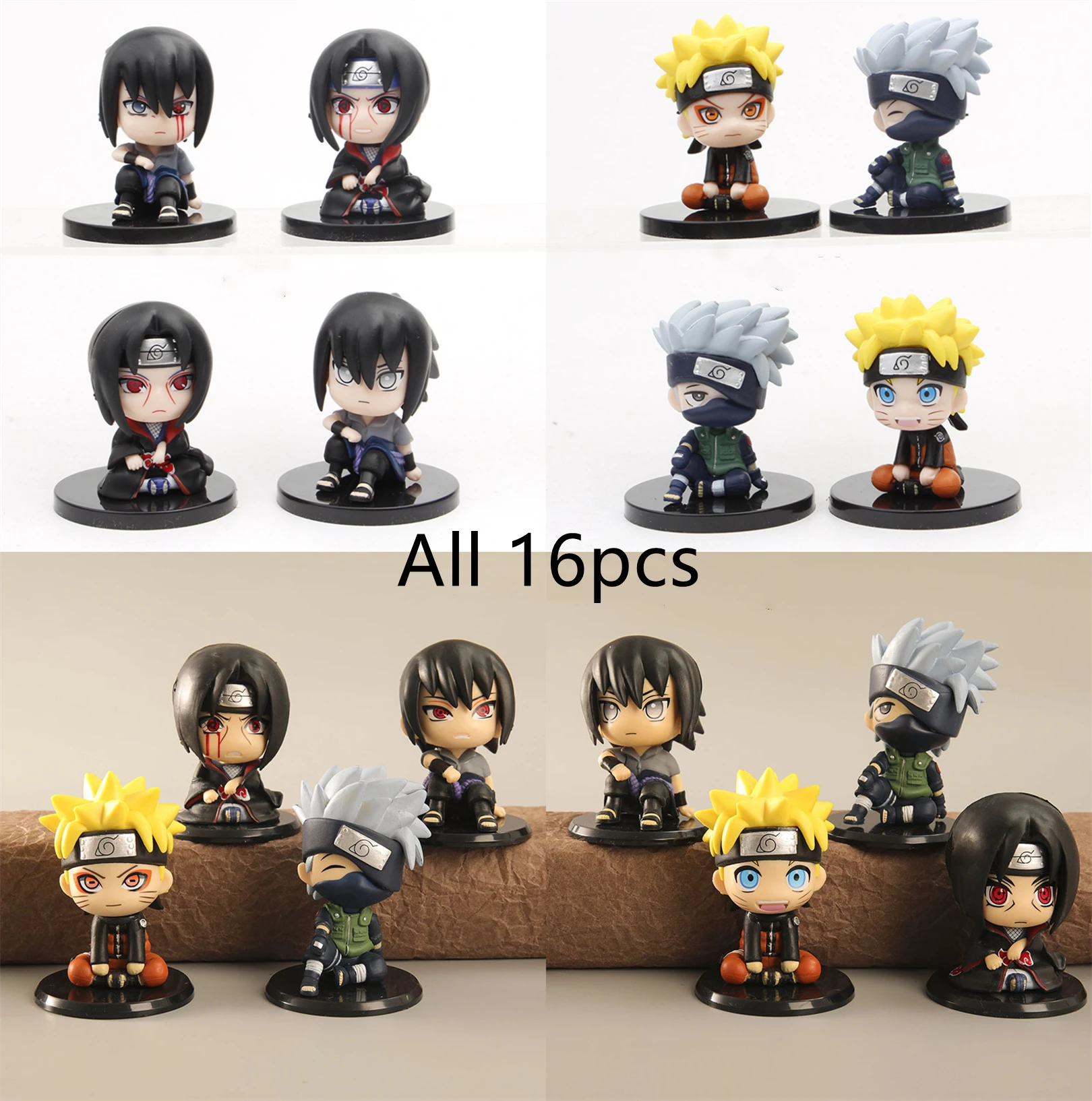 4 Pieces NARUTO Mini Kawaii Figure Uzumaki Naruto Hatake Kakashi Uchiha Sasuke Itachi Sitting Posed Figurine 6-8cm Model Toys
4 Pieces NARUTO Mini Kawaii Figure Uzumaki Naruto Hatake Kakashi Uchiha Sasuke Itachi Sitting Posed Figurine 6-8cm Model Toys
