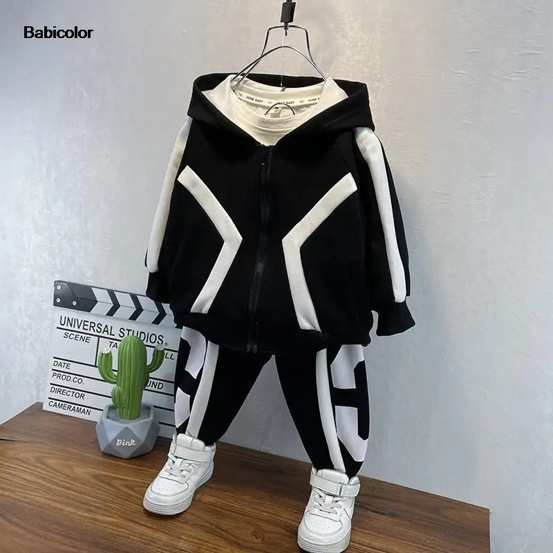 2022 New Boys' Autumn Suit Fashionable Baby's Spring and Autumn Children's Dress Handsome Clothes 2-8 Years Old Clothing Sets
2022 New Boys' Autumn Suit Fashionable Baby's Spring and Autumn Children's Dress Handsome Clothes 2-8 Years Old Clothing Sets
