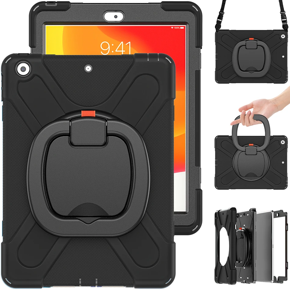 Чехол Shockpfoof для IPad 10,2 7-го 8-го поколения, силиконовый чехол 2019 2020, чехол для детского планшета с вращающейся ручкой, подставкой и ремешком
Чехол Shockpfoof для IPad 10,2 7-го 8-го поколения, силиконовый чехол 2019 2020, чехол для детского планшета с вращающейся ручкой, подставкой и ремешком