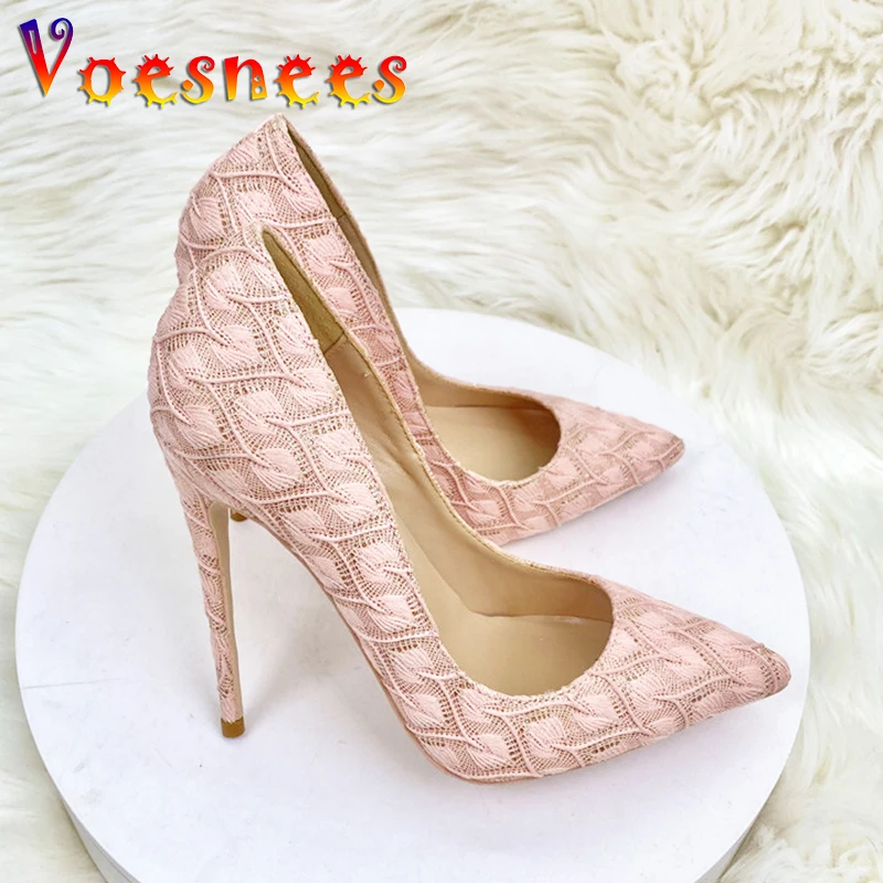 Fashion Celebrity Women Dress High Heels 2024 New Pink Lace Party Single Shoes Size 34-43 Elegant Ladies Pointed Toe Pumps 12CM
Fashion Celebrity Women Dress High Heels 2024 New Pink Lace Party Single Shoes Size 34-43 Elegant Ladies Pointed Toe Pumps 12CM