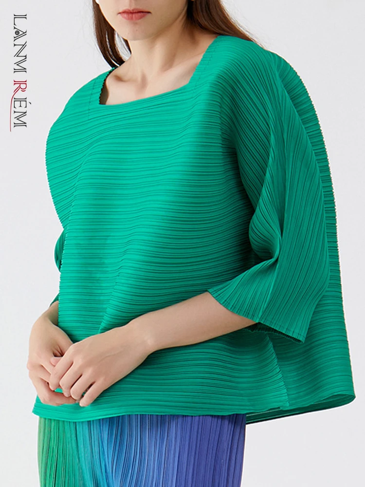 LANMREM Square Collar Three Quarter Sleeves T-shirt Women's Solid Color Casual Loose Versatile Top Fashion 2022 Summer 2I123
LANMREM Square Collar Three Quarter Sleeves T-shirt Women's Solid Color Casual Loose Versatile Top Fashion 2022 Summer 2I123
