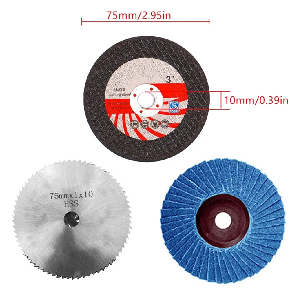 5pcs 75mm Mini Angle Grinder Grinding Wheel Disc Diamond Saw Blade For Angle Grinder Steel Stone Sanding Disc Cutting Tools
5pcs 75mm Mini Angle Grinder Grinding Wheel Disc Diamond Saw Blade For Angle Grinder Steel Stone Sanding Disc Cutting Tools