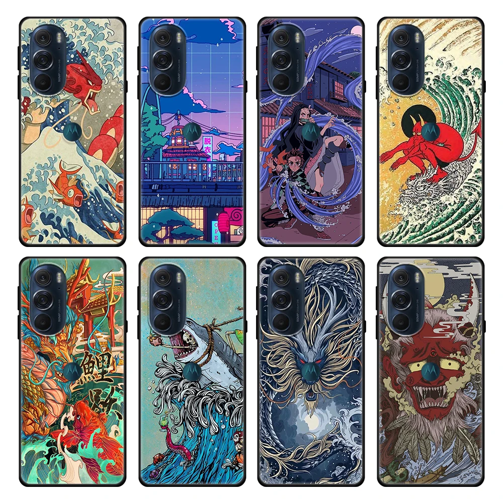 Phone Case for Motorola Moto G60 G50 G9 G8 Plus Play Power G30 One Fusion Edge 20 G Stylus Cover Japanese wave Anime Dragon
Phone Case for Motorola Moto G60 G50 G9 G8 Plus Play Power G30 One Fusion Edge 20 G Stylus Cover Japanese wave Anime Dragon