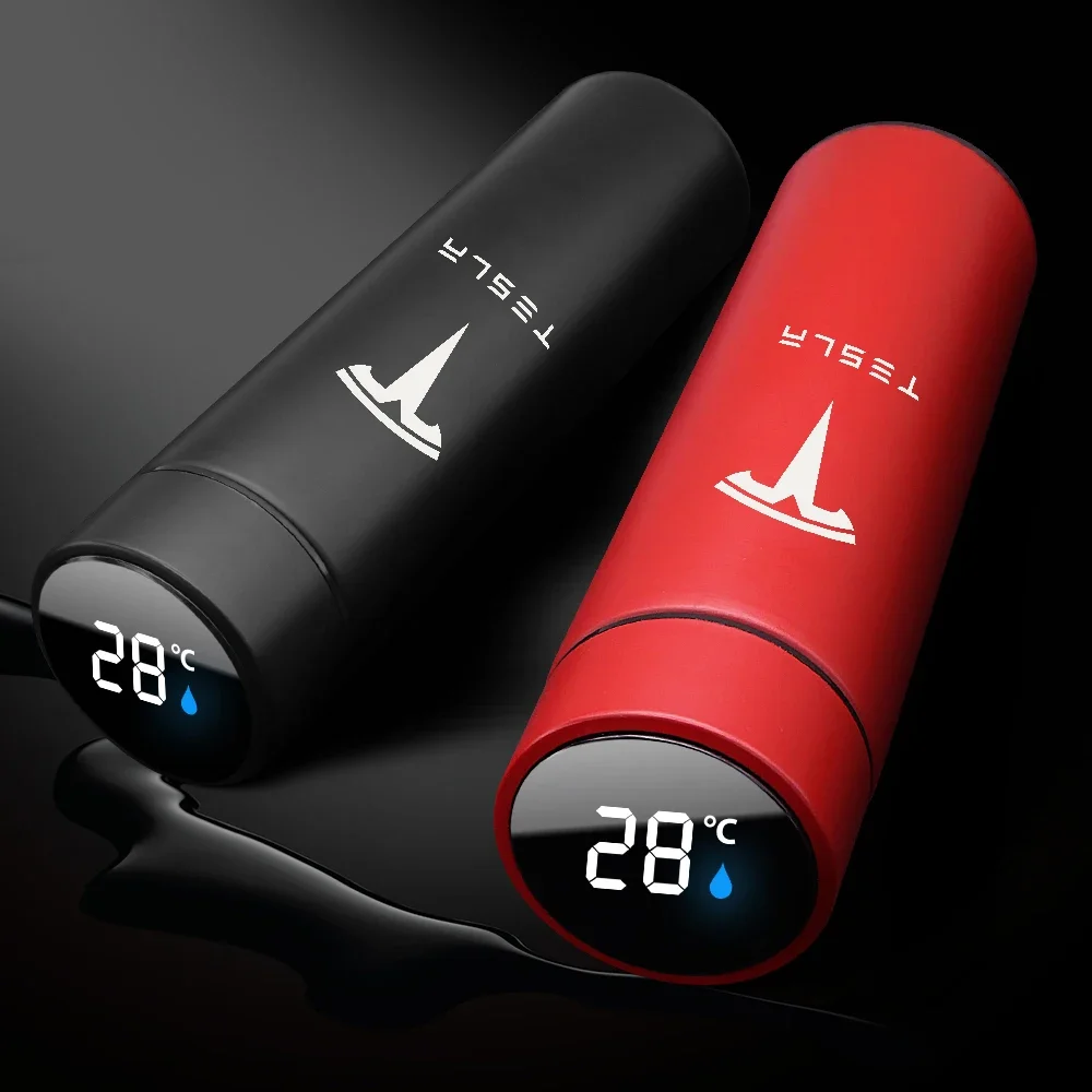 Portable car smart mug coffee mug thermos mug with temperature display for Tesla Model 3 Model S X 500ml 304 Stainless steel
Portable car smart mug coffee mug thermos mug with temperature display for Tesla Model 3 Model S X 500ml 304 Stainless steel