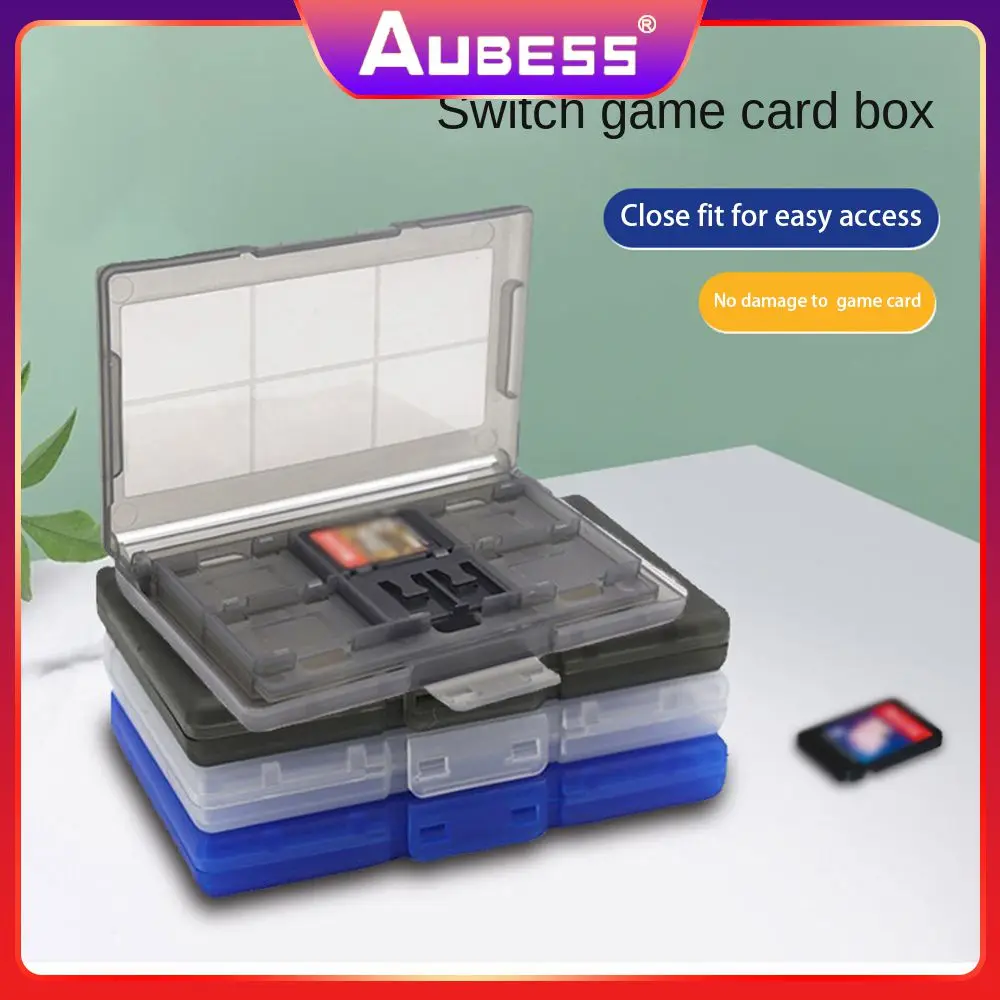Blue Game Console Accessories Mini Portable Storage Box No Damage To The Cassette Firm And Not Loose Game Console Box Black 
Blue Game Console Accessories Mini Portable Storage Box No Damage To The Cassette Firm And Not Loose Game Console Box Black
