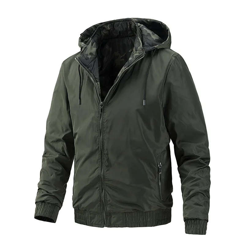 Spring Autumn Hooded Jacket Men Casual Jackets Can Be Worn on Both Sides Men Outdoors CArgo Jacket Men Outdoors Men
Spring Autumn Hooded Jacket Men Casual Jackets Can Be Worn on Both Sides Men Outdoors CArgo Jacket Men Outdoors Men