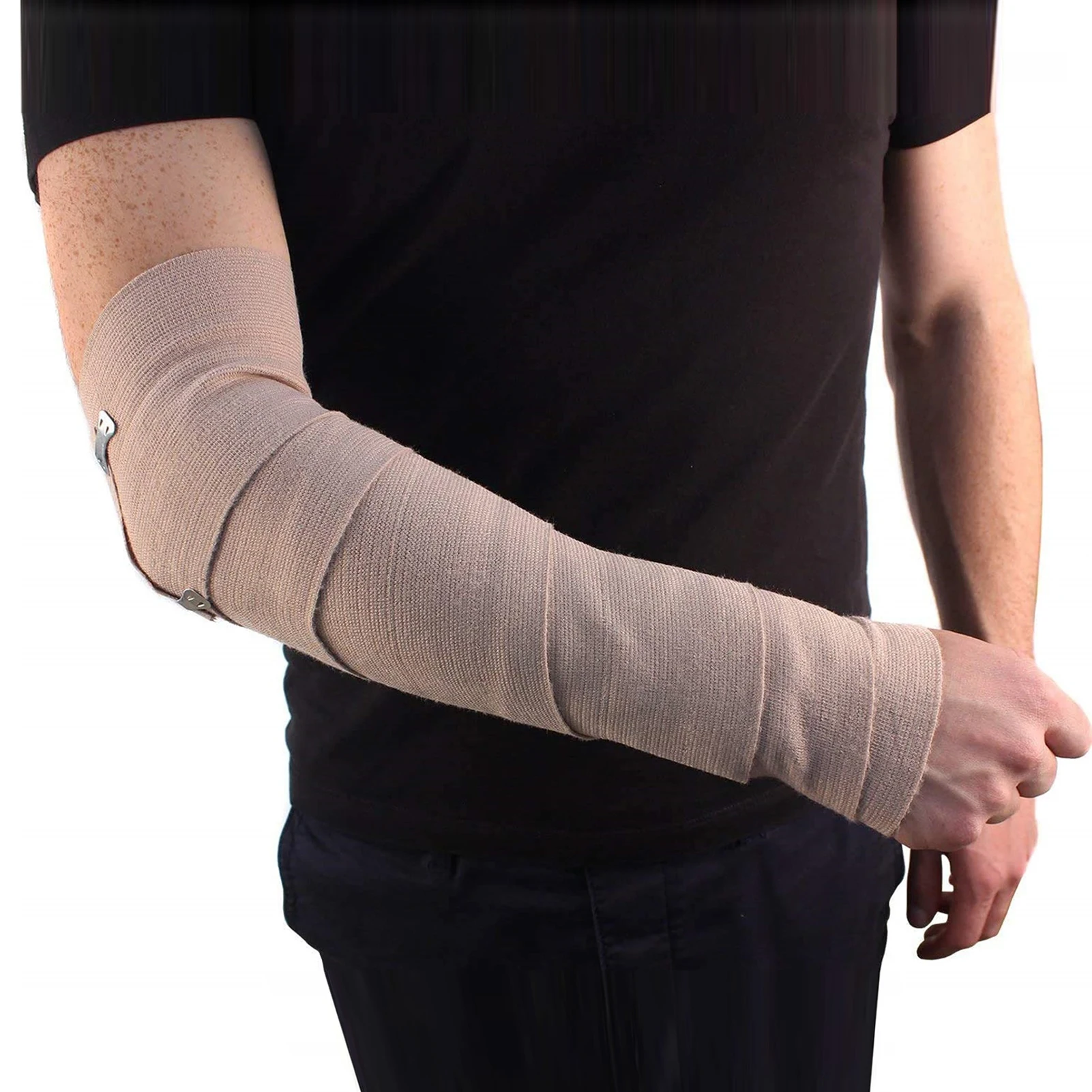 Elastic Bandage Tape Clips Latex-Free Compression Bandage With Clips Latex-Free High Elastic Medicals Bandage 4 Inch X 15 Feet
Elastic Bandage Tape Clips Latex-Free Compression Bandage With Clips Latex-Free High Elastic Medicals Bandage 4 Inch X 15 Feet