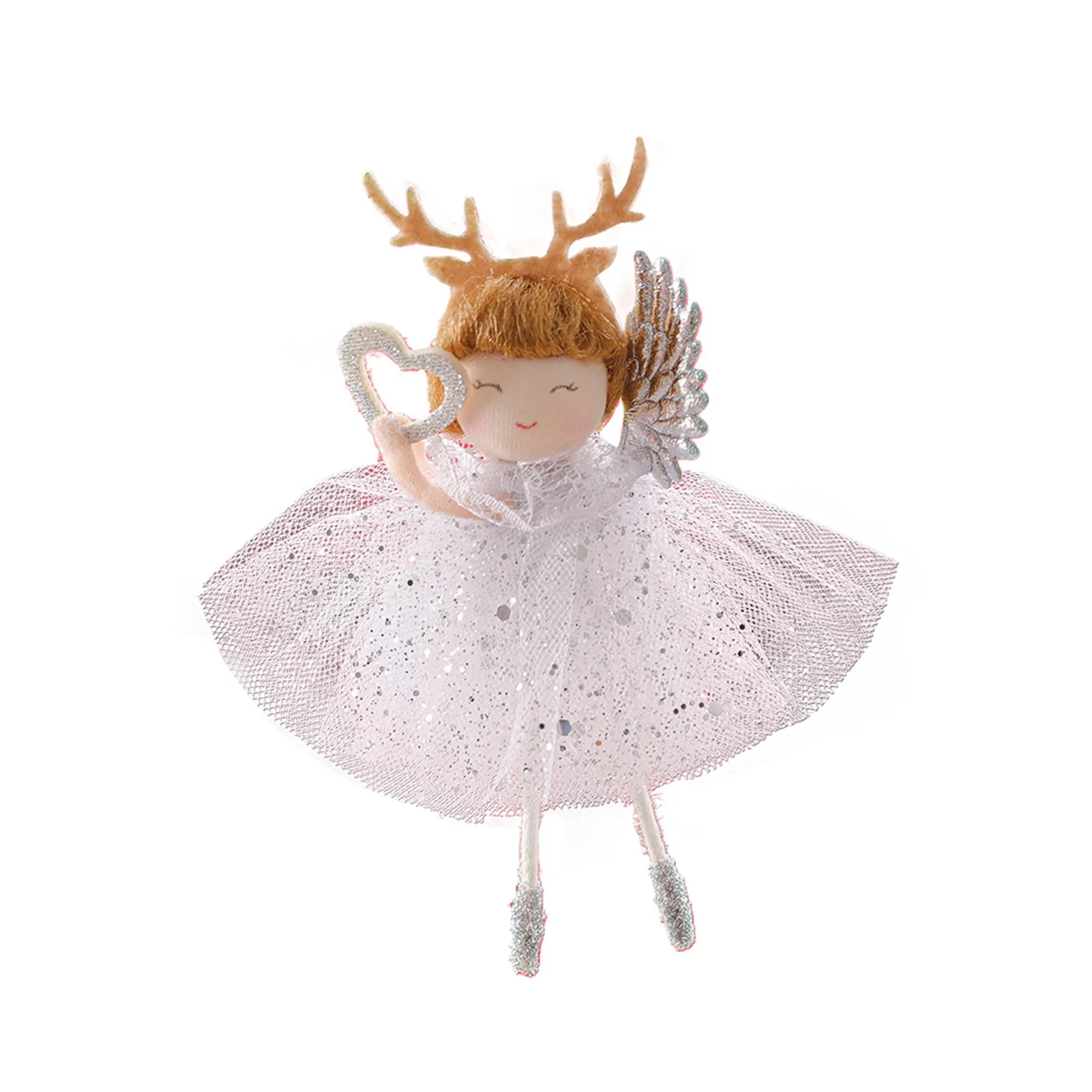 Christmas Plush Doll Ornaments Creative Plush Angel with Single Wing Dress Hanging Gift Xmas Decor
Christmas Plush Doll Ornaments Creative Plush Angel with Single Wing Dress Hanging Gift Xmas Decor