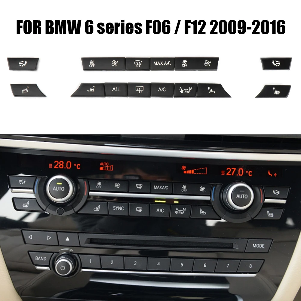 14 шт. кнопки для кондиционера автомобиля для BMW F10 F07 F02 сменная Кнопка вентилятора крышка кондиционера панель для кондиционера
14 шт. кнопки для кондиционера автомобиля для BMW F10 F07 F02 сменная Кнопка вентилятора крышка кондиционера панель для кондиционера