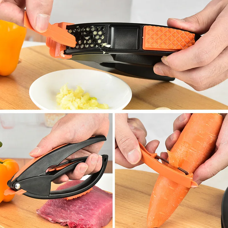 Multi-Functional Garlic Shredder Fruit Peeling Knife Manual Garlic Press Grater Onion Ginger Crusher Squeezer Kitchen Meat Tools
Multi-Functional Garlic Shredder Fruit Peeling Knife Manual Garlic Press Grater Onion Ginger Crusher Squeezer Kitchen Meat Tools