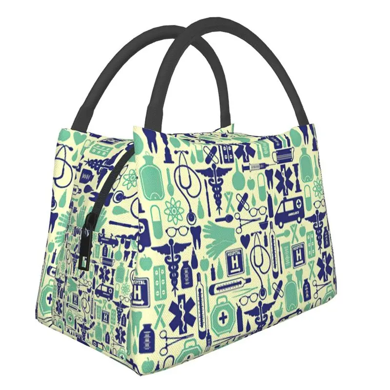 Custom Nurse Vector Print Lunch Bag Men Women Warm Cooler Insulated Lunch Boxes for Picnic Camping Work Travel Shoulder Bag
Custom Nurse Vector Print Lunch Bag Men Women Warm Cooler Insulated Lunch Boxes for Picnic Camping Work Travel Shoulder Bag