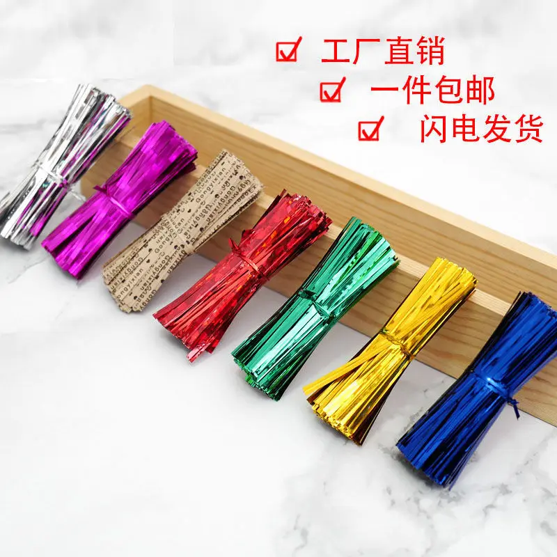 Серебряная проволока, золотой галстук, оптовая продажа, крафт-бумага, галстук, мешок для хлеба, зажим, галстук, букет леденцов, самодельный статический
Серебряная проволока, золотой галстук, оптовая продажа, крафт-бумага, галстук, мешок для хлеба, зажим, галстук, букет леденцов, самодельный статический