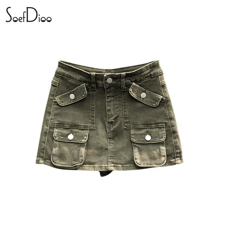 Soefdioo Pockets Decoration Casual Tierred Denim Shorts Fashion Hot Girls for Women Clothing 2023 Summer Streetwear Party Club
Soefdioo Pockets Decoration Casual Tierred Denim Shorts Fashion Hot Girls for Women Clothing 2023 Summer Streetwear Party Club