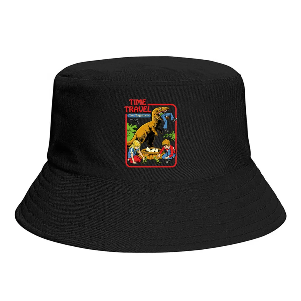 Summer Time Travel For Beginners Bucket Hats for Women Men Dinosaur Streetwear Foldable Bob Fisherman Hat Girls Boys Panama Cap
Summer Time Travel For Beginners Bucket Hats for Women Men Dinosaur Streetwear Foldable Bob Fisherman Hat Girls Boys Panama Cap