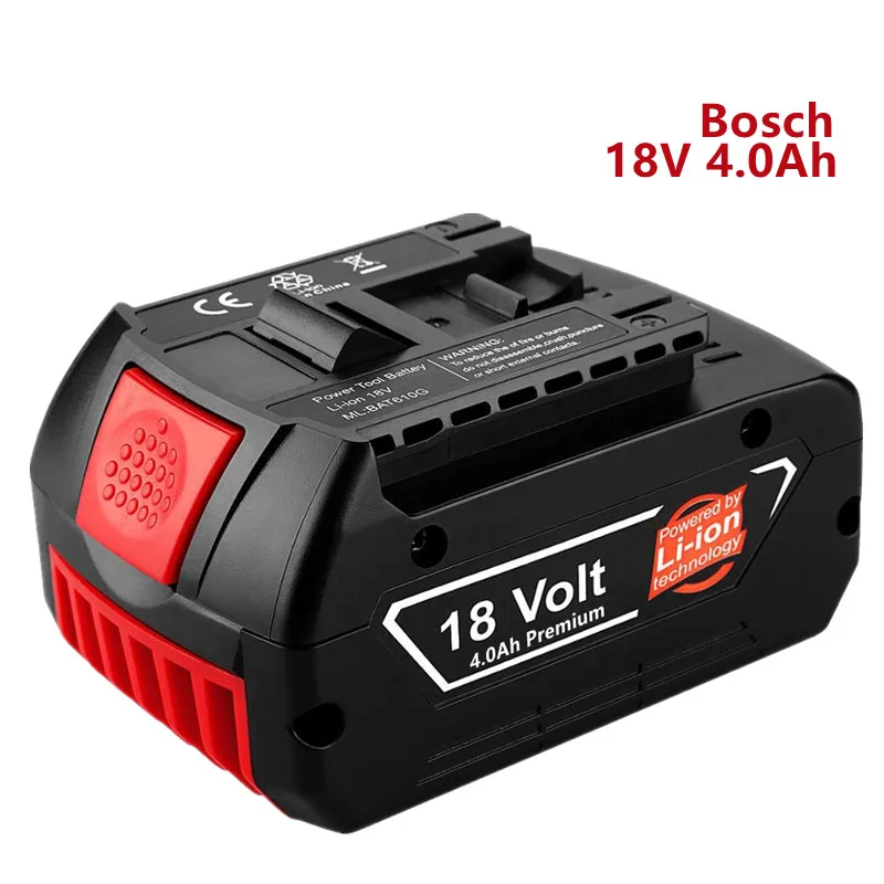 3Pack 4.0Ah Replacement for Bosch 18V Battery BAT618 BAT609 BAT622 BAT609G BAT618G BAT619 Cordless Power Tool Li-ion Battery
3Pack 4.0Ah Replacement for Bosch 18V Battery BAT618 BAT609 BAT622 BAT609G BAT618G BAT619 Cordless Power Tool Li-ion Battery