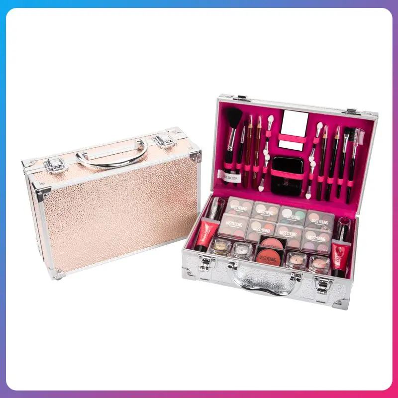 All In One Professional Full Makeup Set Box Large Capacity Makeup Suitcases Including Eyeshadow Lipstick Highlight Comestic Kits
All In One Professional Full Makeup Set Box Large Capacity Makeup Suitcases Including Eyeshadow Lipstick Highlight Comestic Kits