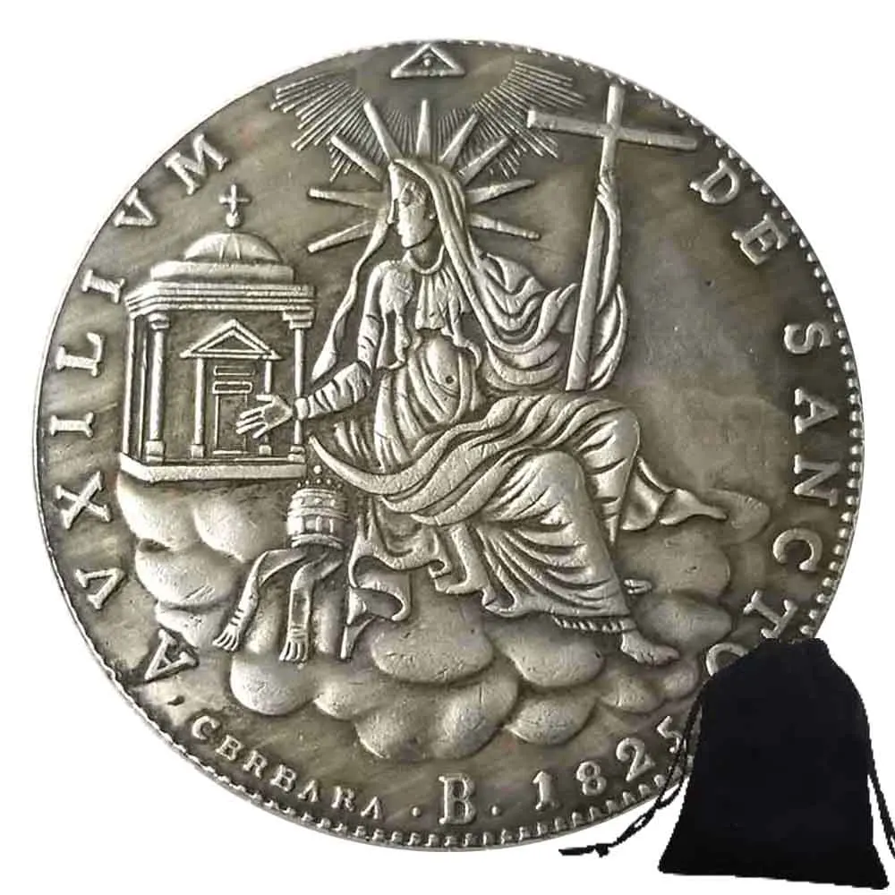 1825 Luxury Italy Religion Emperor Art Coin Europe Good Lucky Commemorative Coin/Pocket Party Souvenir Collection Coin+Gift Bag
1825 Luxury Italy Religion Emperor Art Coin Europe Good Lucky Commemorative Coin/Pocket Party Souvenir Collection Coin+Gift Bag