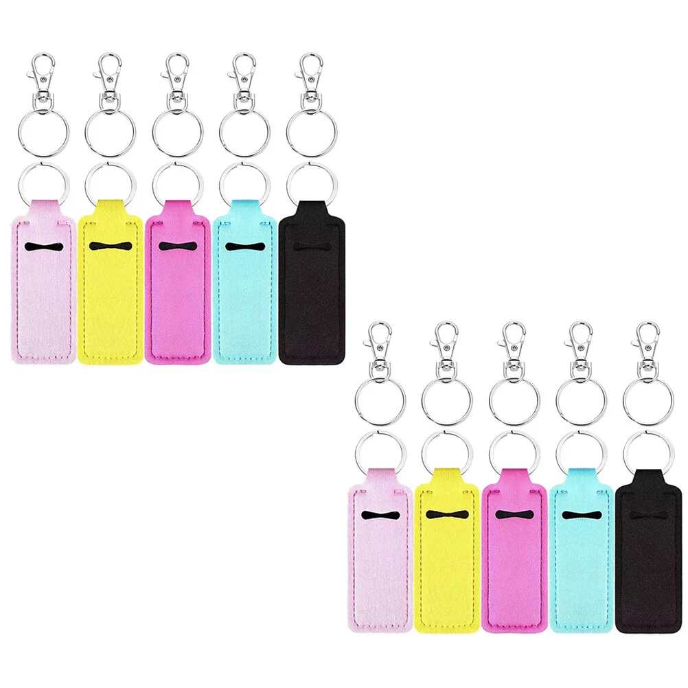 10 Sets Portable Lipstick Holder Keychain Protector Chapstick Sleeve Gloss Metal Balm
10 Sets Portable Lipstick Holder Keychain Protector Chapstick Sleeve Gloss Metal Balm