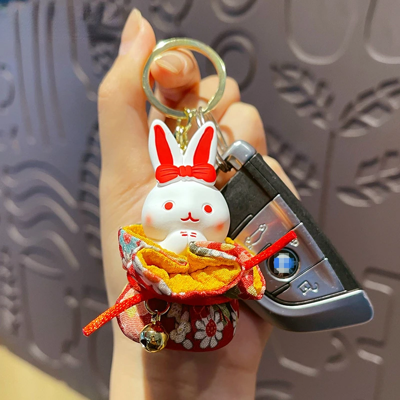 Joyful Resin Good Fortune Rabbit Keychain Cute Fashion Bag Pendant Couple Accessories 
Joyful Resin Good Fortune Rabbit Keychain Cute Fashion Bag Pendant Couple Accessories