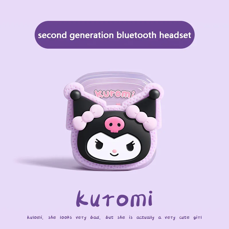 Sanrio Kuromi Cinnamoroll Wireless Bluetooth Headset Hifi Sound Effect Long Battery Life Noise Canceling Headset Cute Girls Gift
Sanrio Kuromi Cinnamoroll Wireless Bluetooth Headset Hifi Sound Effect Long Battery Life Noise Canceling Headset Cute Girls Gift