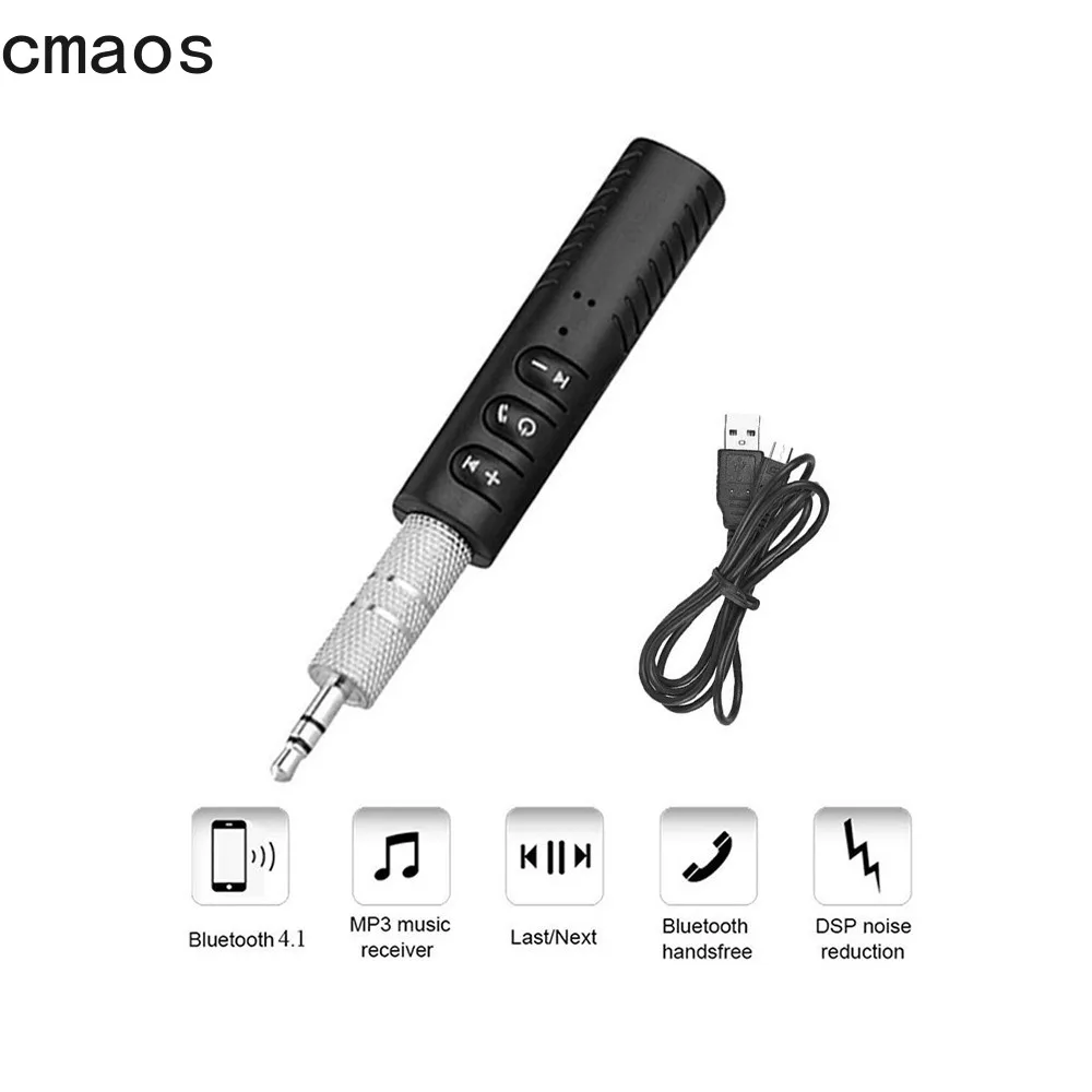 CMAOS Wireless Bluetooth 5.0 Receiver Transmitter Adapter 3.5mm Jack For Car Music Audio Aux A2dp Headphone Reciever Handsfree
CMAOS Wireless Bluetooth 5.0 Receiver Transmitter Adapter 3.5mm Jack For Car Music Audio Aux A2dp Headphone Reciever Handsfree