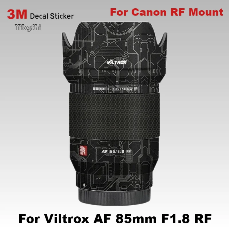 Для Viltrox AF 85 мм F1.8 RF (для крепления Canon RF) наклейка на объектив камеры виниловая