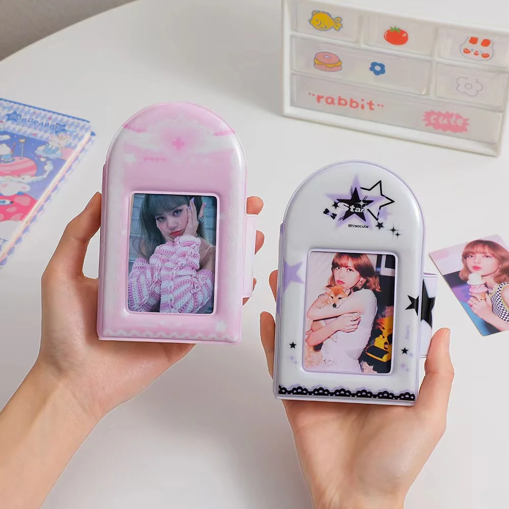 Kawaii Korean girl 3 inch Kpop Photocard Holder idol Photo Card Button album Collect Book School Stationery
Kawaii Korean girl 3 inch Kpop Photocard Holder idol Photo Card Button album Collect Book School Stationery