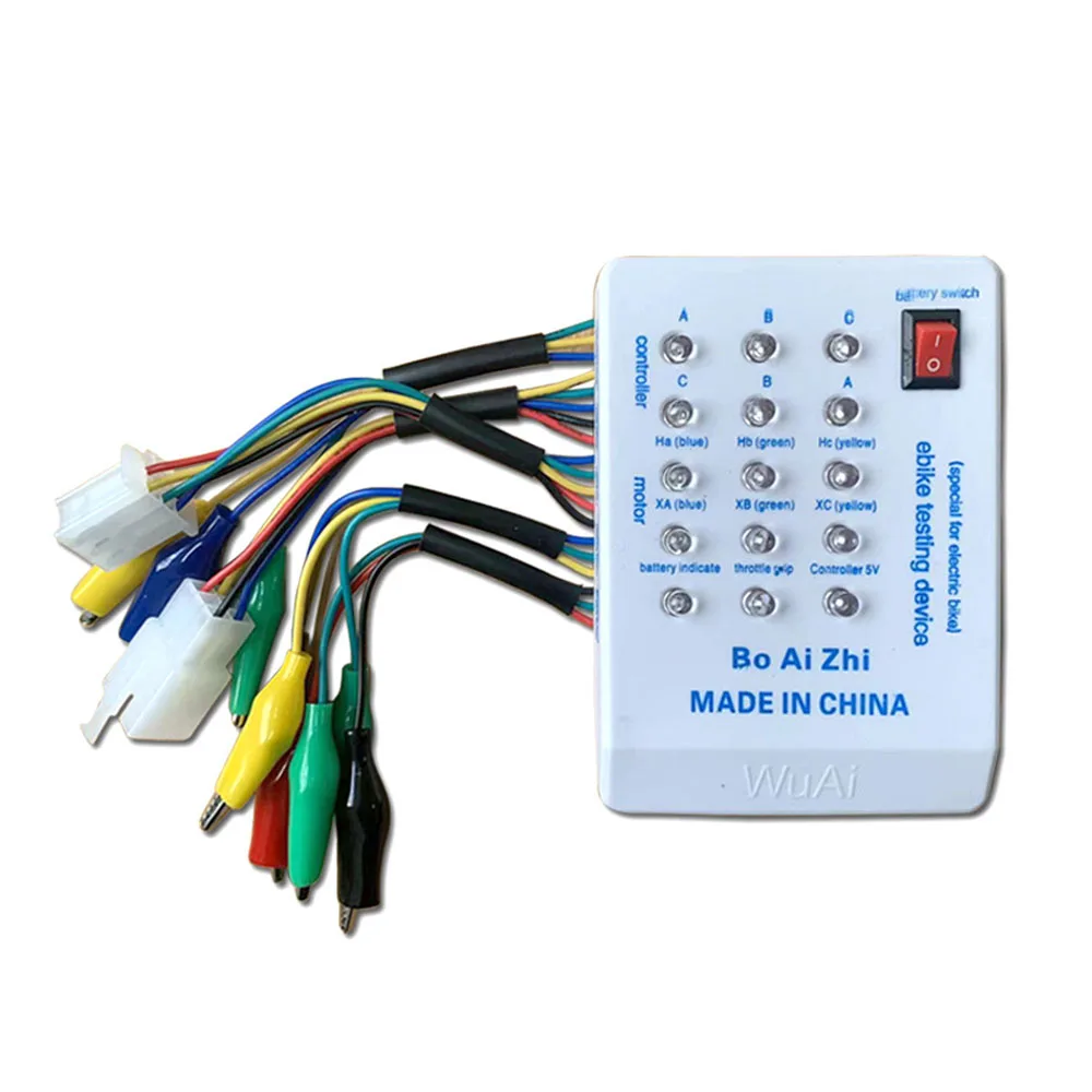 Тестер бесщеточного двигателя, устройство для тестирования электровелосипеда, инструмент для ремонта электромобиля, контроллер автомобиля, детектор, тестер Холла, универсальный электрический 
Тестер бесщеточного двигателя, устройство для тестирования электровелосипеда, инструмент для ремонта электромобиля, контроллер автомобиля, детектор, тестер Холла, универсальный электрический