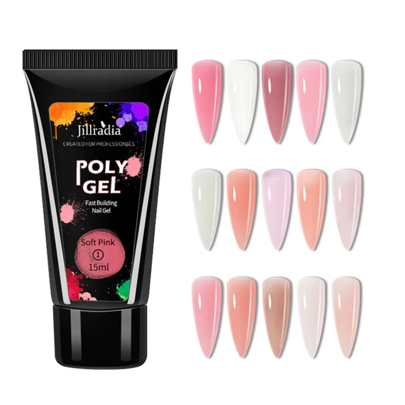 15ml Poly Nail Gel Semi Permanent Acrylic Extension Crystal Nail Art Fast Builder Hybrid Varnish UV Poly Nail Polish
15ml Poly Nail Gel Semi Permanent Acrylic Extension Crystal Nail Art Fast Builder Hybrid Varnish UV Poly Nail Polish