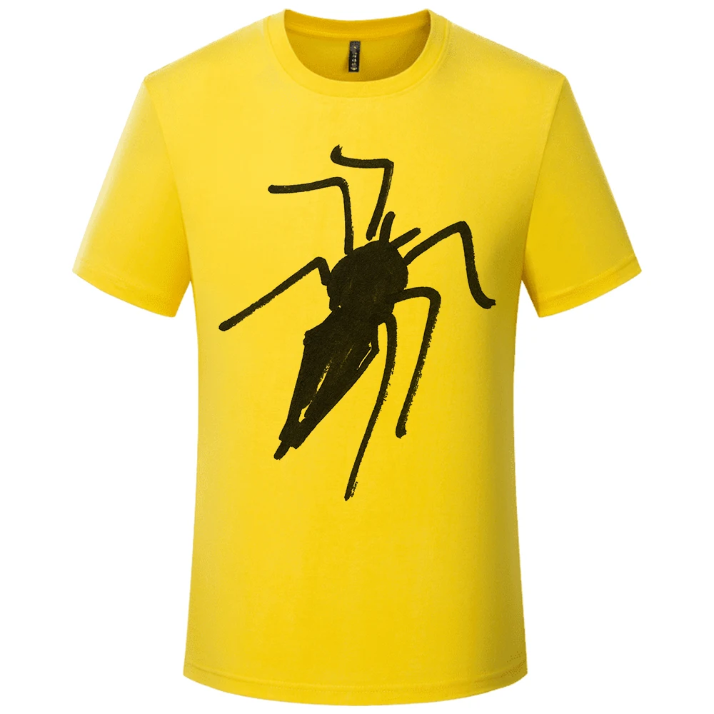 Мужская футболка с коротким рукавом и принтом насекомых, из хлопка
Мужская футболка с коротким рукавом и принтом насекомых, из хлопка