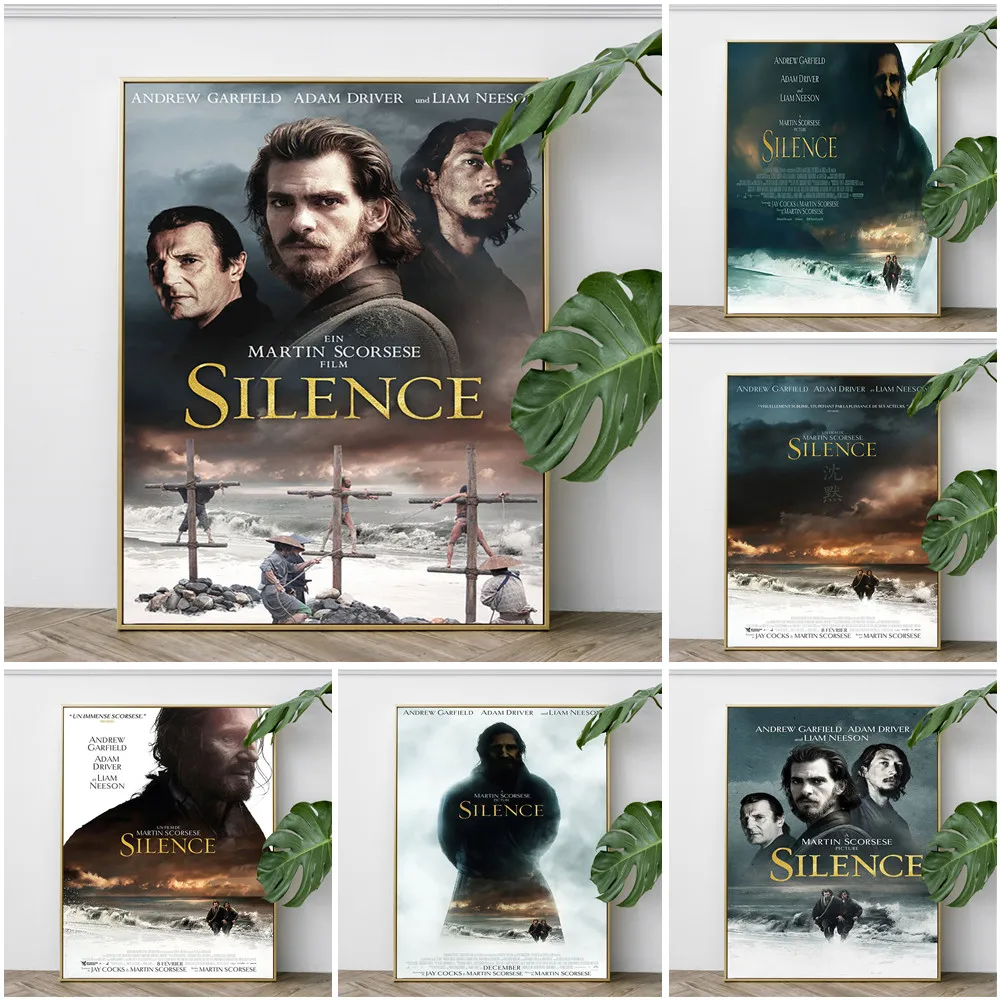 Тишина, эпическая история, фильм, плакат, планер, Современная Настенная картина, холст, живопись, домашний декор