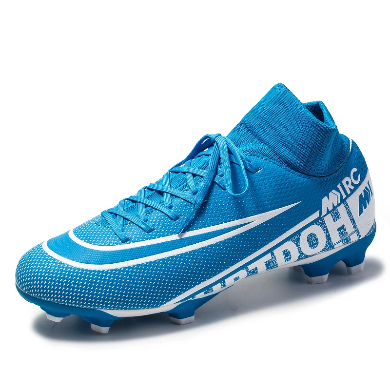 Men's High Top Soccer Shoes Soft Breathable TF/FG Football Boots Cleats Non-Slip GrassTraining Sneakers Outdoor Sport Footwear
Men's High Top Soccer Shoes Soft Breathable TF/FG Football Boots Cleats Non-Slip GrassTraining Sneakers Outdoor Sport Footwear