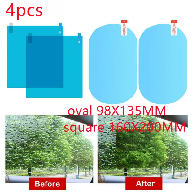 4/2pcs Car Rearview Mirror Waterproof Film Rainproof Car Truck Rearview Mirror Sticker Anti-Fog Protective Film 35x16CM
4/2pcs Car Rearview Mirror Waterproof Film Rainproof Car Truck Rearview Mirror Sticker Anti-Fog Protective Film 35x16CM