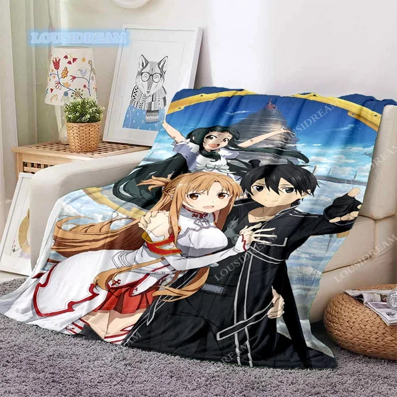 Sword Art Onlinee Throw Blanket Soft Flannel Thin Blankets for Bed Sofa Cover Bedspread Home Deco picnic blanket for beds
Sword Art Onlinee Throw Blanket Soft Flannel Thin Blankets for Bed Sofa Cover Bedspread Home Deco picnic blanket for beds