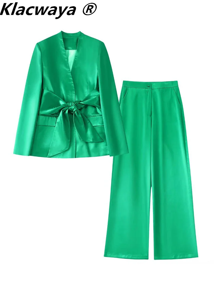 Klacwaya Trouser Suits For Women 2022 Blazer Set Woman 2 Pieces Women Elegant Suit Pants And Jacket Female Sets 
Klacwaya Trouser Suits For Women 2022 Blazer Set Woman 2 Pieces Women Elegant Suit Pants And Jacket Female Sets