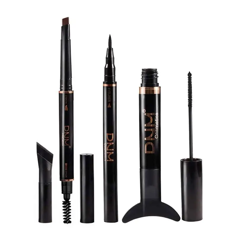 Waterproof Mascara Black Eyeliner Eyebrow Pencil Eye Makeup Set All Day Exquisitely Full Professional Eye-Makeup Lengthening 
Waterproof Mascara Black Eyeliner Eyebrow Pencil Eye Makeup Set All Day Exquisitely Full Professional Eye-Makeup Lengthening