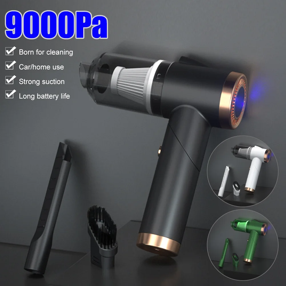 9000Pa Suction Car Vacuum Cleaner Cordless Handheld Wireless Auto Vacuum Home Car Dual Use Vacuum Cleaner with Built-in Battery
9000Pa Suction Car Vacuum Cleaner Cordless Handheld Wireless Auto Vacuum Home Car Dual Use Vacuum Cleaner with Built-in Battery