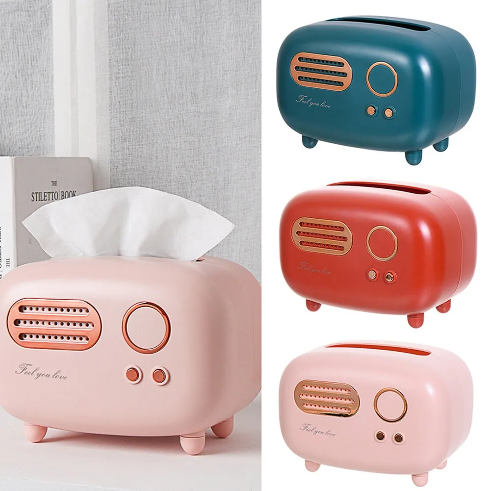 1PC Tissue Boxes Retro Radio Model Desktop Paper Holder Vintage Dispenser Storage Napkin Case Organizer Wet Wipes Decoration Box
1PC Tissue Boxes Retro Radio Model Desktop Paper Holder Vintage Dispenser Storage Napkin Case Organizer Wet Wipes Decoration Box