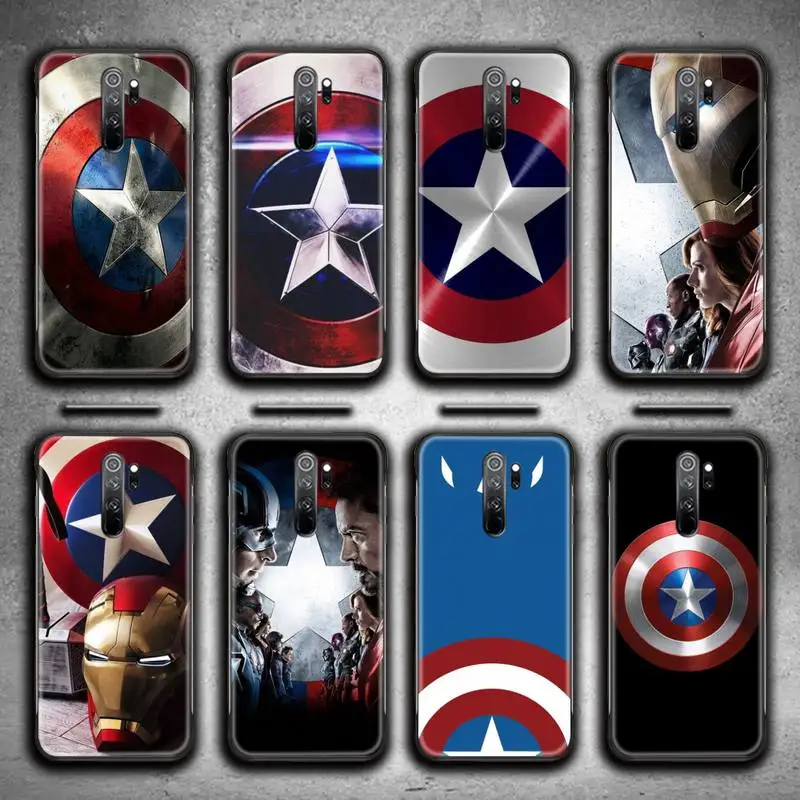 Shield captain america Marvel Phone Case for Redmi 9A 9 8A Note 11 10 9 8 8T Pro Max K20 K30 K40 Pro
Shield captain america Marvel Phone Case for Redmi 9A 9 8A Note 11 10 9 8 8T Pro Max K20 K30 K40 Pro