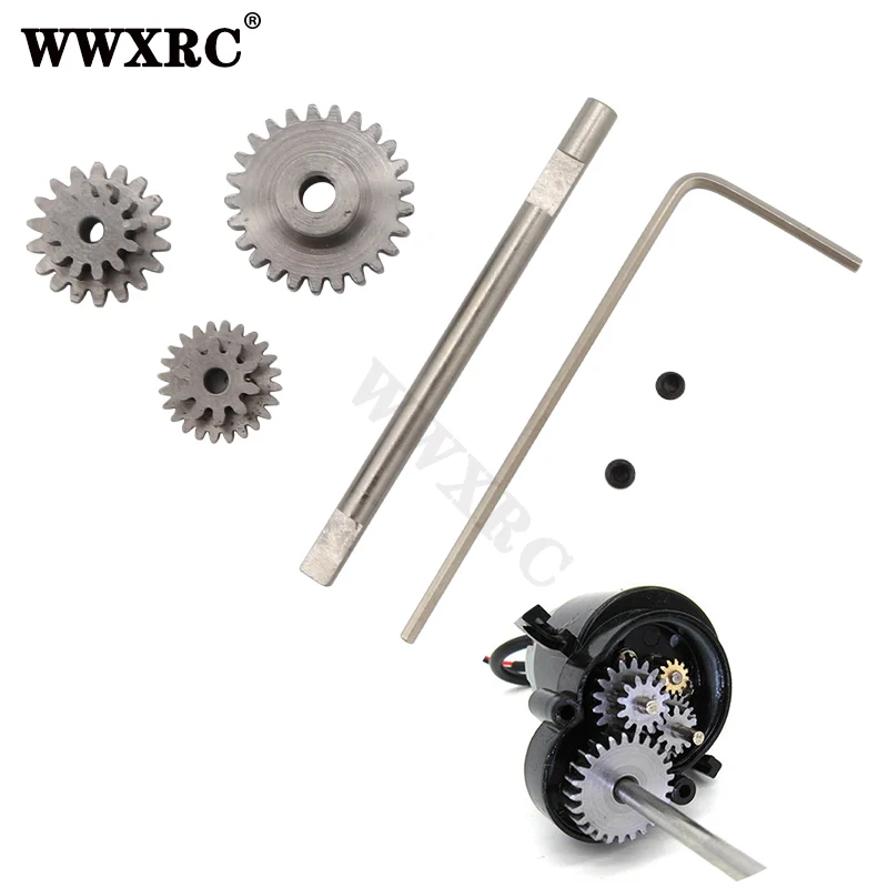 Коробка передач WWXRC, стальная коробка передач для WPL D12 D42 1/10 RC грузовик, обновленные детали, запасные аксессуары 
Коробка передач WWXRC, стальная коробка передач для WPL D12 D42 1/10 RC грузовик, обновленные детали, запасные аксессуары