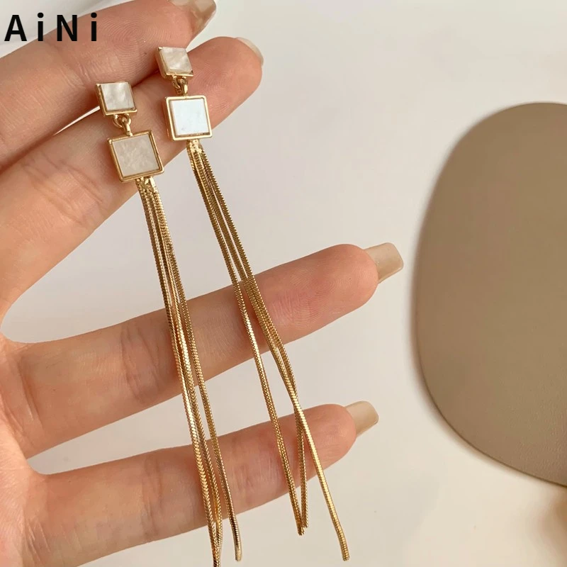 S925 needle Fairy Long Fringe Earrings Popular Design Women Jewelry For Girl Lady Gifts Elegant Dangle Earrings
S925 needle Fairy Long Fringe Earrings Popular Design Women Jewelry For Girl Lady Gifts Elegant Dangle Earrings