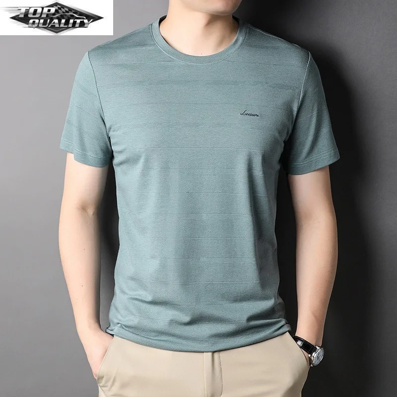 Top Grade Designer Men t Shirt New Brand Tops Basic Short Sleeve Plain Regular Business Casual Fashion Summer Mens Clothes 2022
Top Grade Designer Men t Shirt New Brand Tops Basic Short Sleeve Plain Regular Business Casual Fashion Summer Mens Clothes 2022