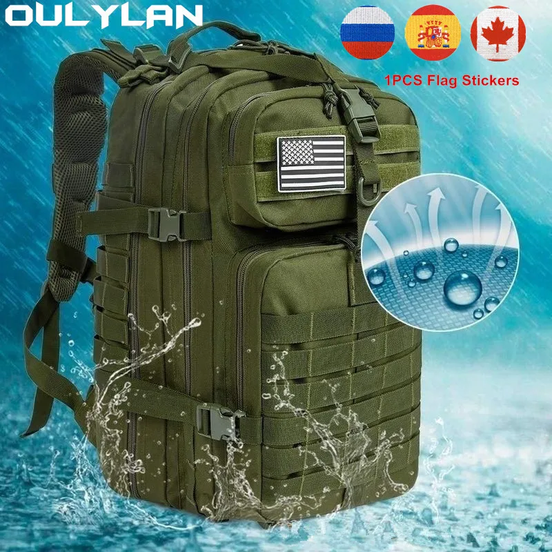 Oulylan 30L/50L 900D Nylon Waterproof Backpack Military Tactical Rucksacks Sports Camping Hiking Trekking Fishing Hunting Bag
Oulylan 30L/50L 900D Nylon Waterproof Backpack Military Tactical Rucksacks Sports Camping Hiking Trekking Fishing Hunting Bag