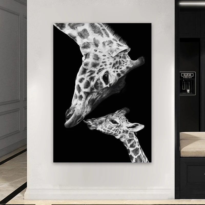 Giraffe Mother and Child Canvas Paintings On the Wall Art Posters and Prints Nordic Animals Funny Art Pictures Cuadros Decor
Giraffe Mother and Child Canvas Paintings On the Wall Art Posters and Prints Nordic Animals Funny Art Pictures Cuadros Decor