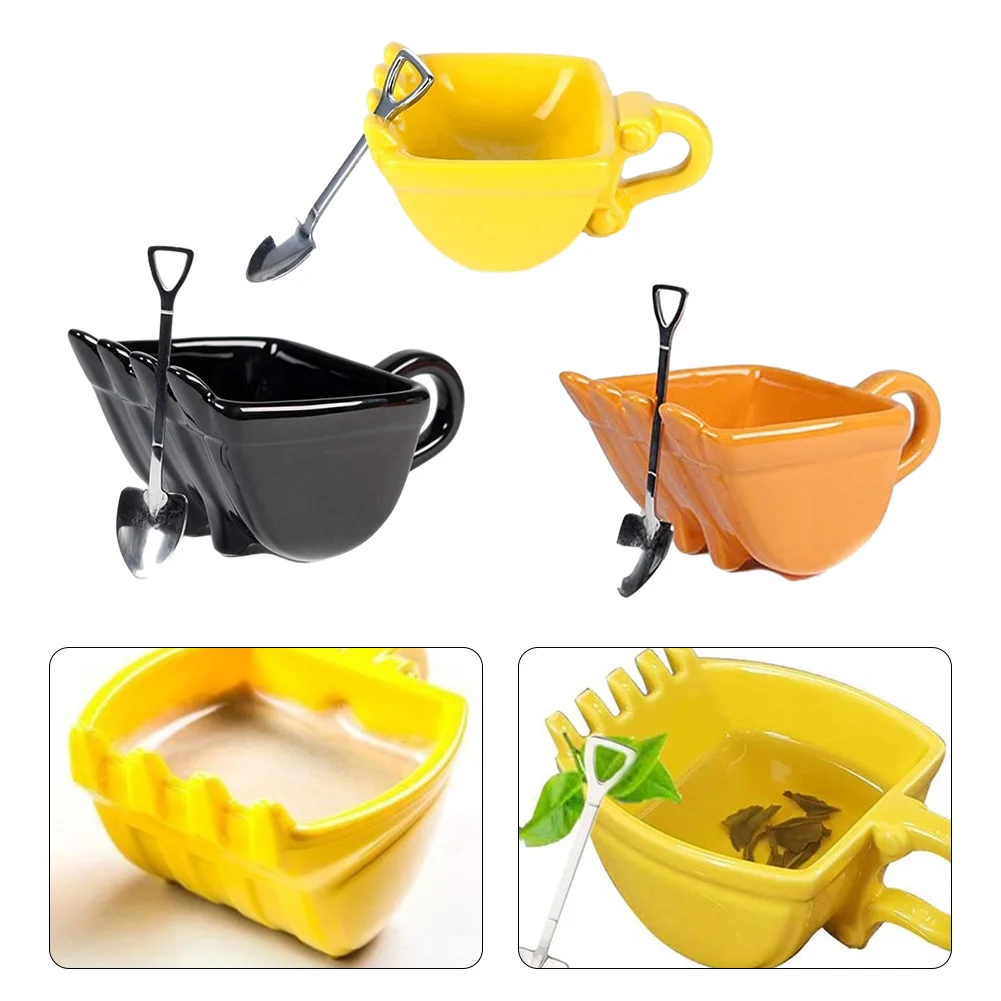 Practical Durable Excavator Bucket Mug Coffee Cup For Cafe Restaurant 340ml ABS Plastic Kitchen Accessories Mug Spoon Cake Cup
Practical Durable Excavator Bucket Mug Coffee Cup For Cafe Restaurant 340ml ABS Plastic Kitchen Accessories Mug Spoon Cake Cup